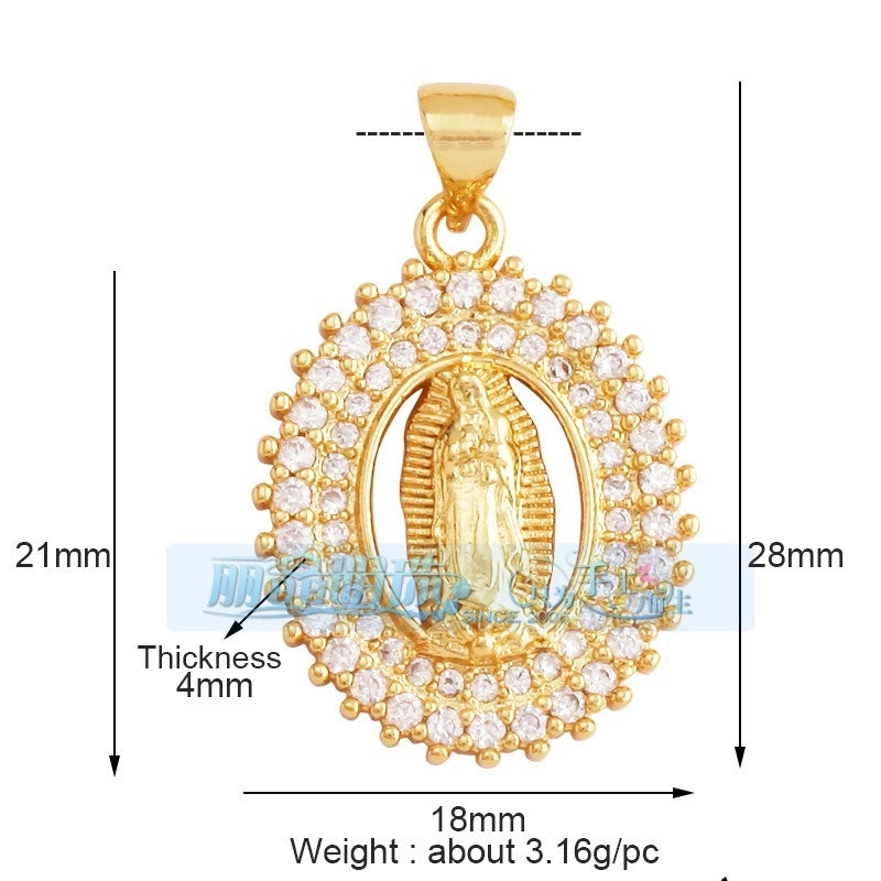 1 Piece 17*24mm 20 * 23mm Copper Human Pendant Jewelry Accessories