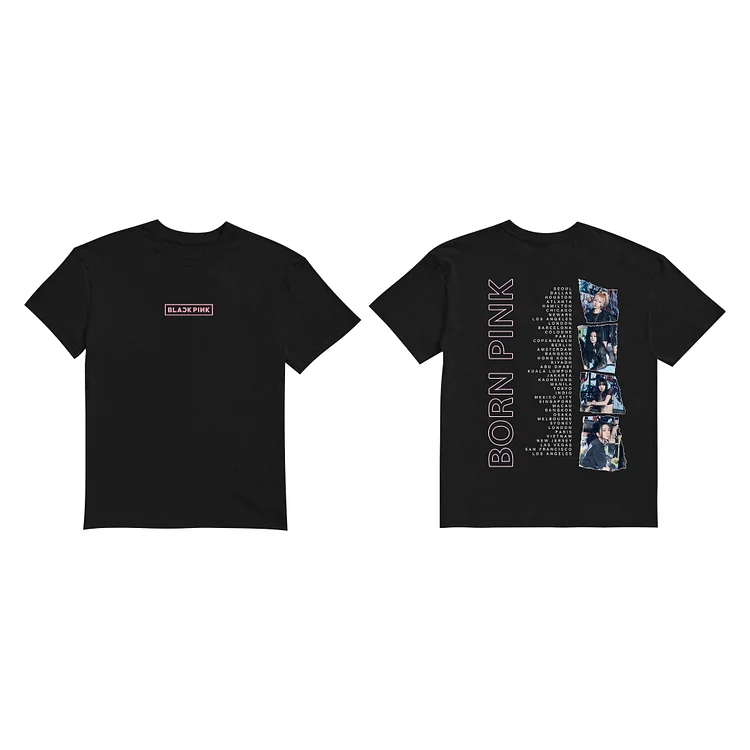 BLACKPINK BORN PINK Tour Logo Graphic T-Shirt