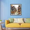 Halloween Pumpkin Street-Full Round Diamond Painting 30*30CM