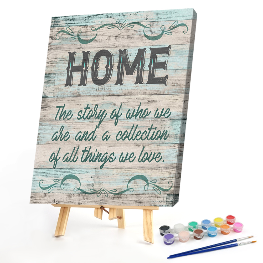 

40*50CM - Paint By Numbers - Calligraphy, 501 Original