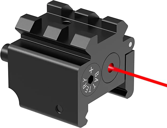 ohhunt® Red/Green Laser Sight Waterproof Military Grade Low Profile Pistol Laser Sight Rifle Laser Sight for Picatinny Rail