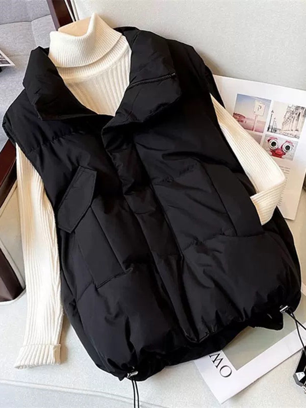 Women Half Sleeve V-neck Solid Color Dress