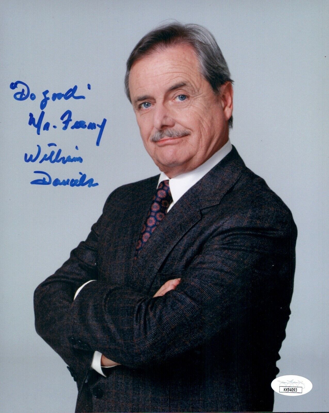 William Daniels Signed 8x10 BOY MEETS WORLD FEENY Photo Poster painting Autograph JSA COA Cert