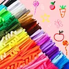 >Buy 2 Get 1 Free<100 Pieces Solid Color DIY Twisting Sticks Pipe Cleaner Chenille Stems Craft for Creative Styling Art Craft and Custom Hair Accessories