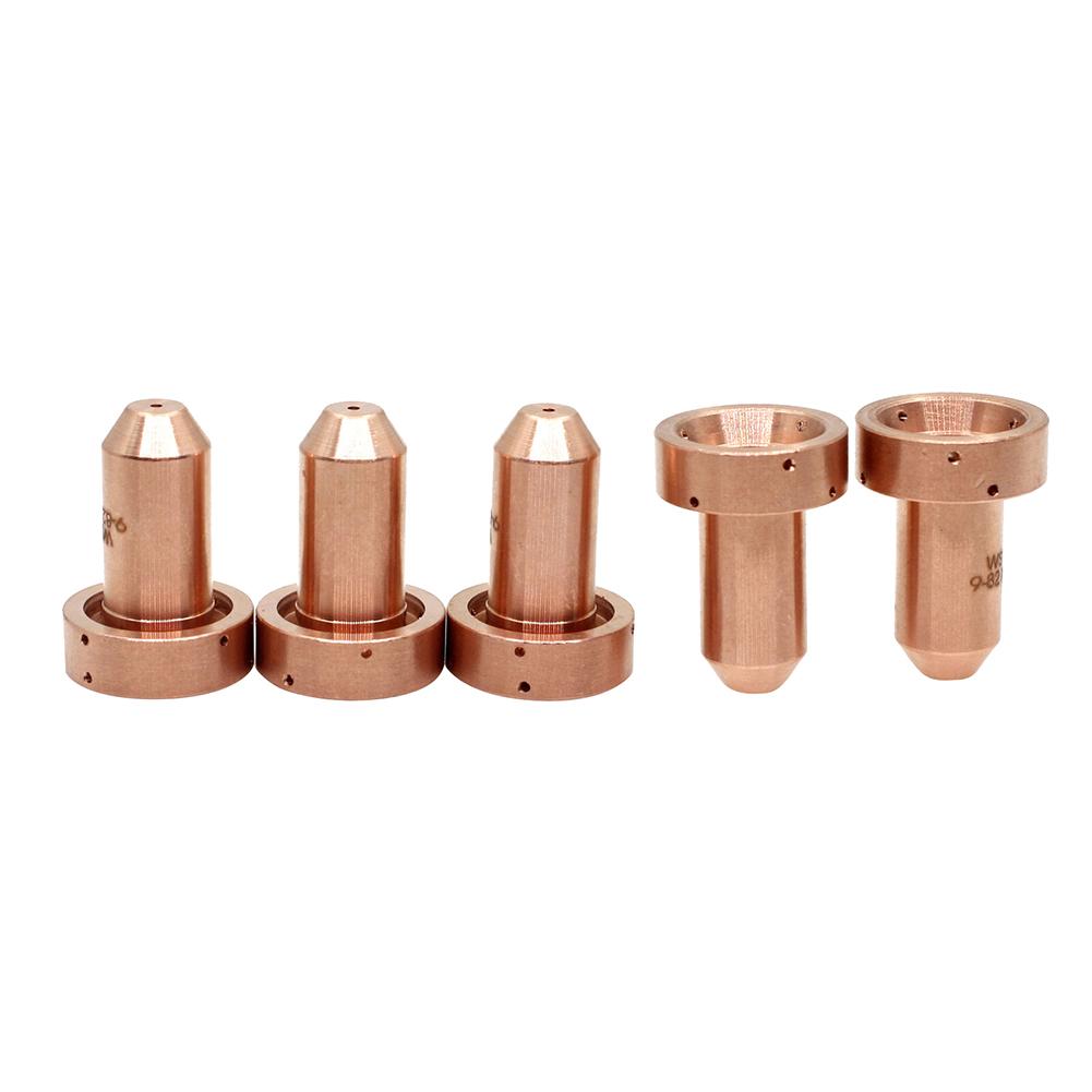 

5pcs 9-8206 Plasma Nozzles Copper Tellurium Cutting Torch Plasma Cutter, 501 Original