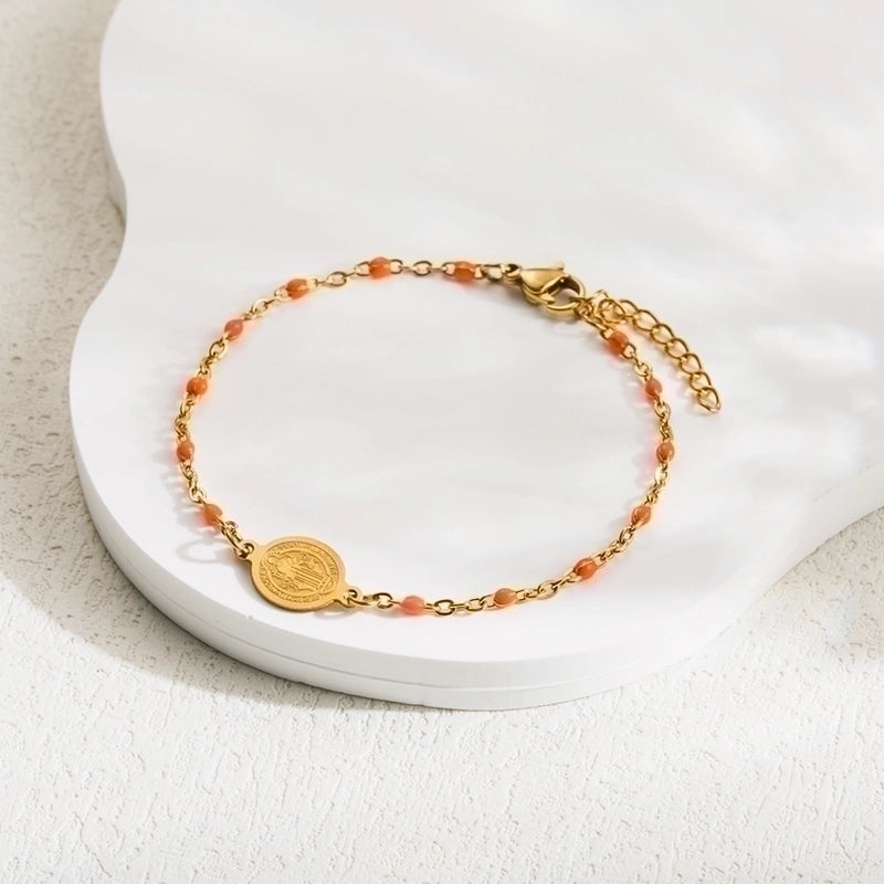 3 Pieces Ethnic Style Virgin Mary 304 Stainless Steel Stainless Steel Bracelets In Bulk