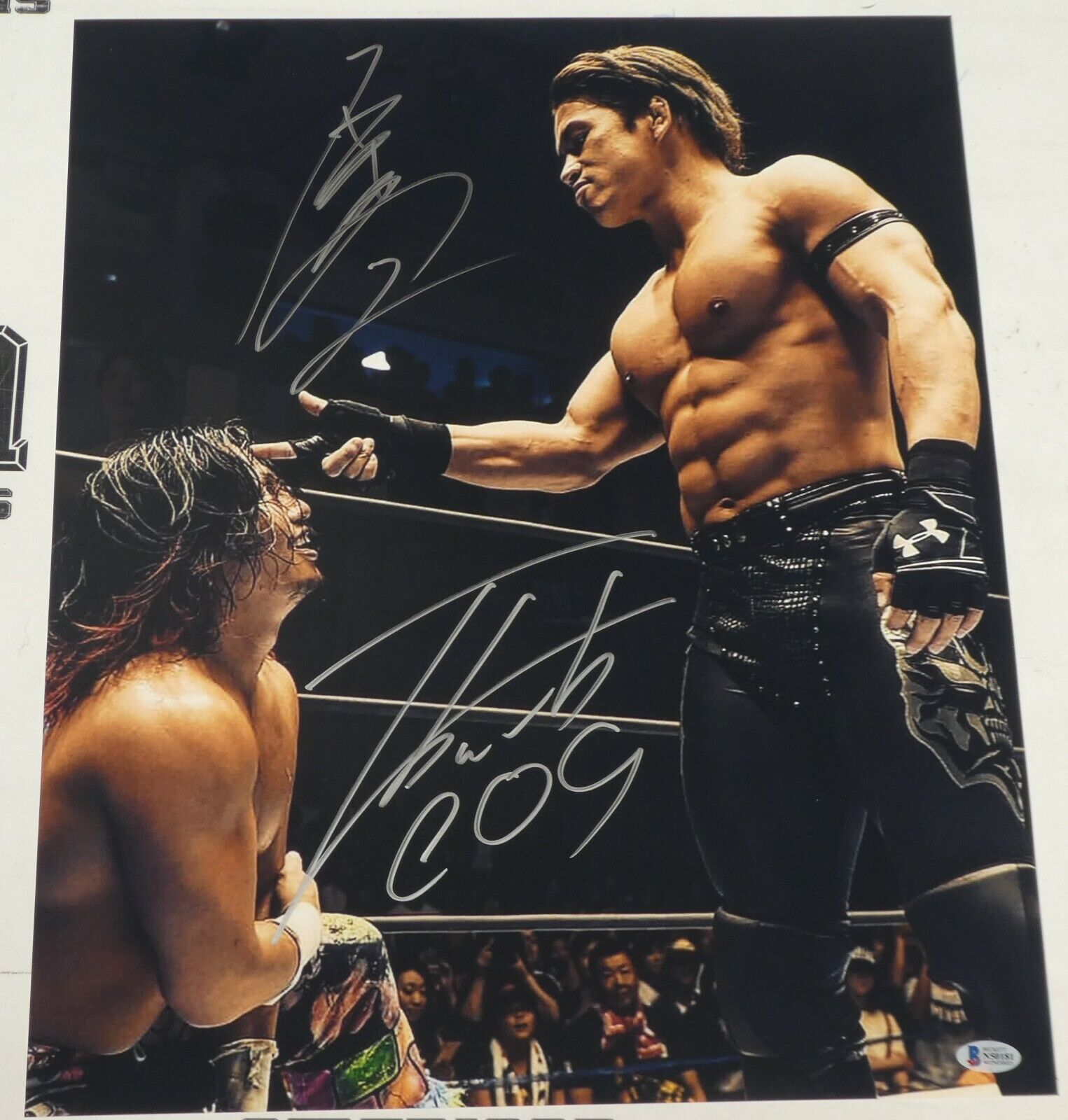 Taiji Ishimori & Hiromu Takahashi Signed 16x20 Photo Poster painting BAS New Japan Pro Wrestling