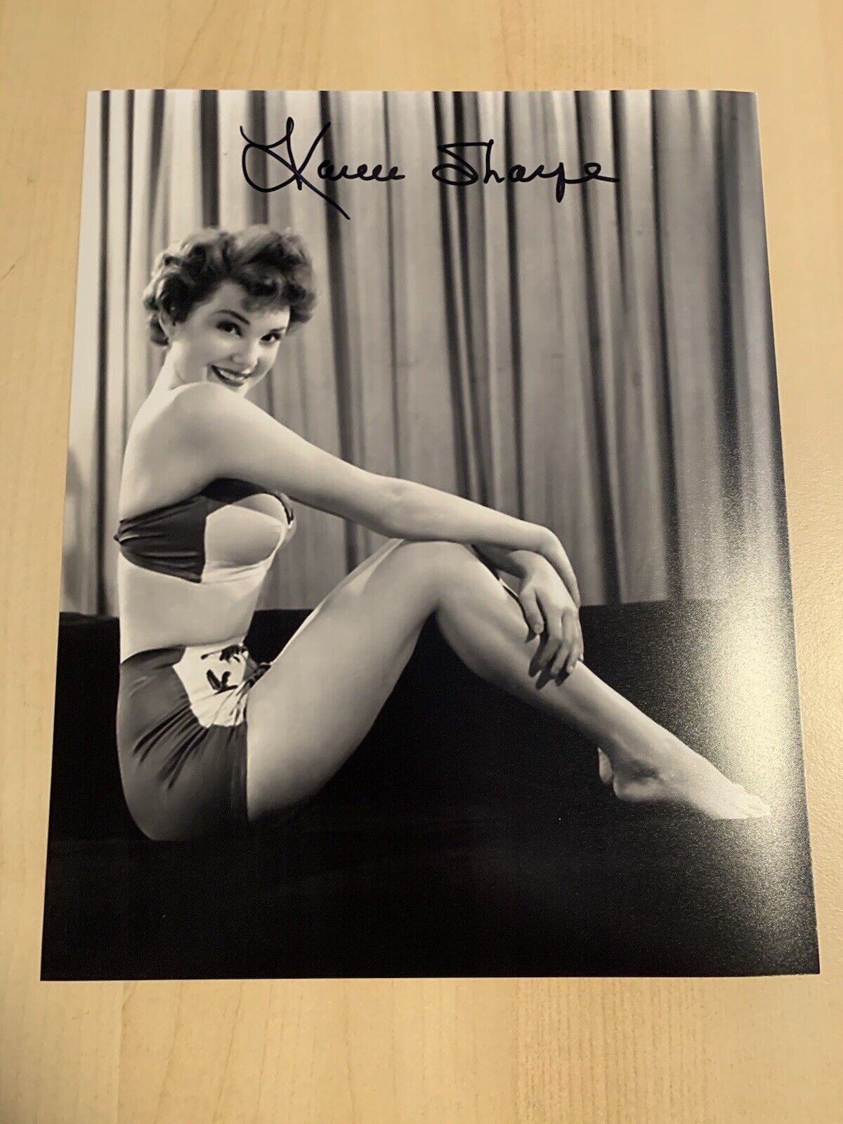 KAREN SHARPE HAND SIGNED 8x10 Photo Poster painting AUTOGRAPHED WESTERN ACTRESS COA