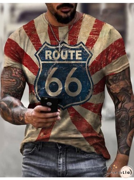 Built In The Sixties Unrestored Motorcy Printed T-shirt