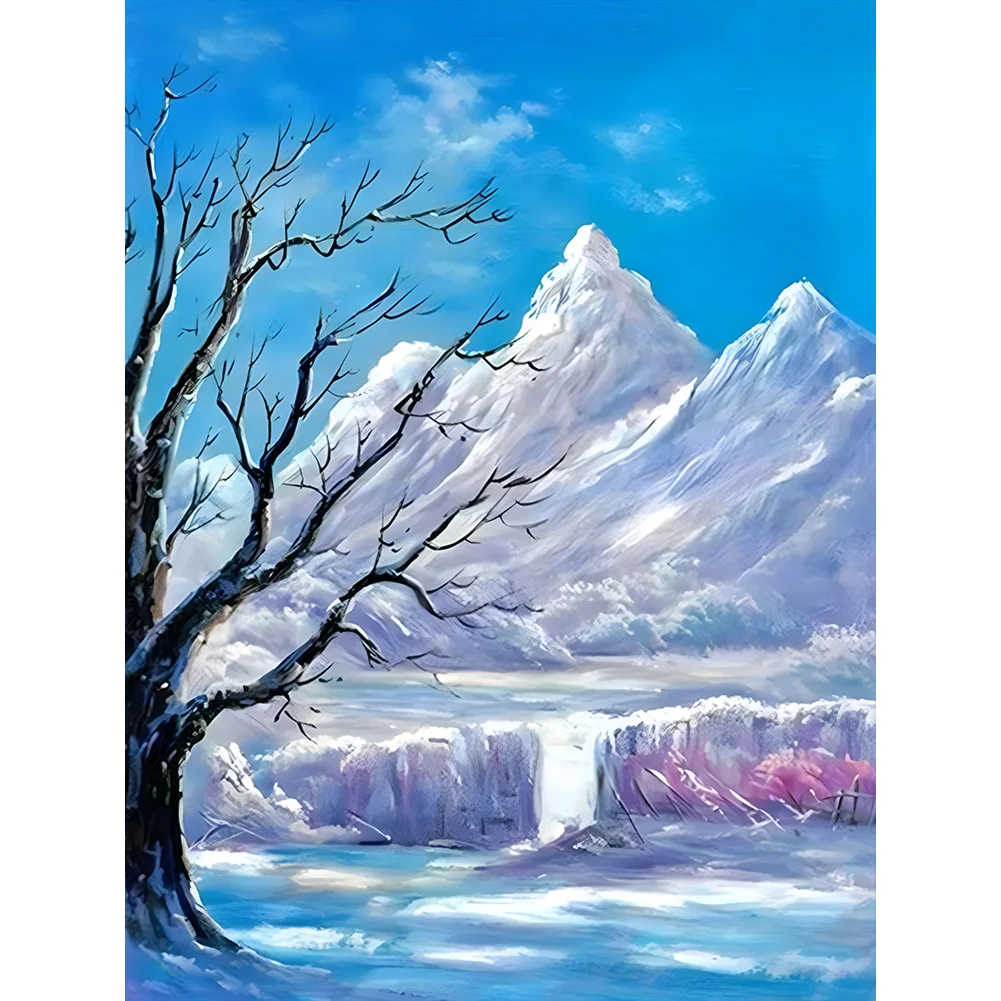 4pcs Diamond Painting - Full Round Drill - Four Seasons Tree(Canvas|30*40cm)