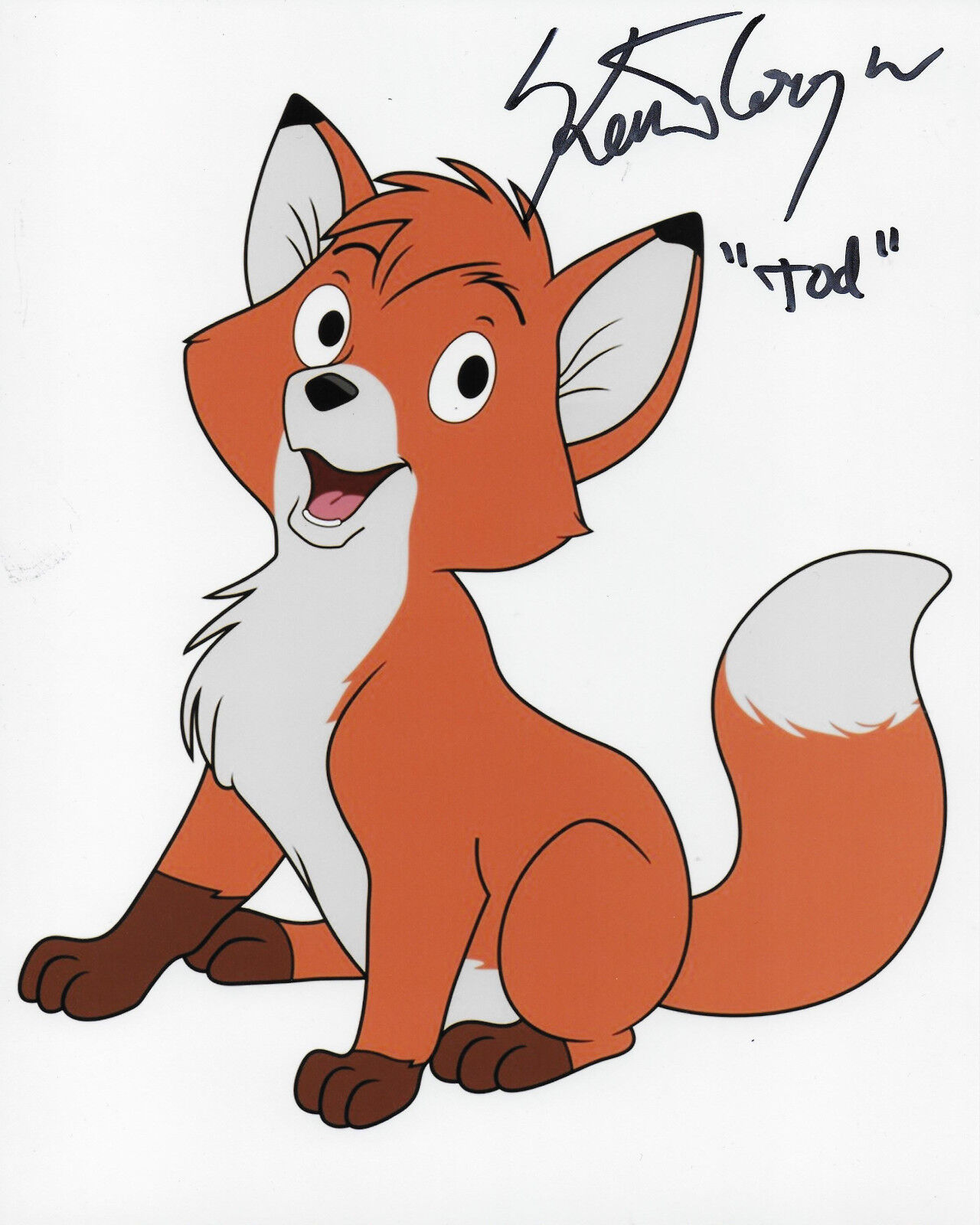 Keith Coogan Original Autographed 8X10 Photo Poster painting - Fox and the Hound