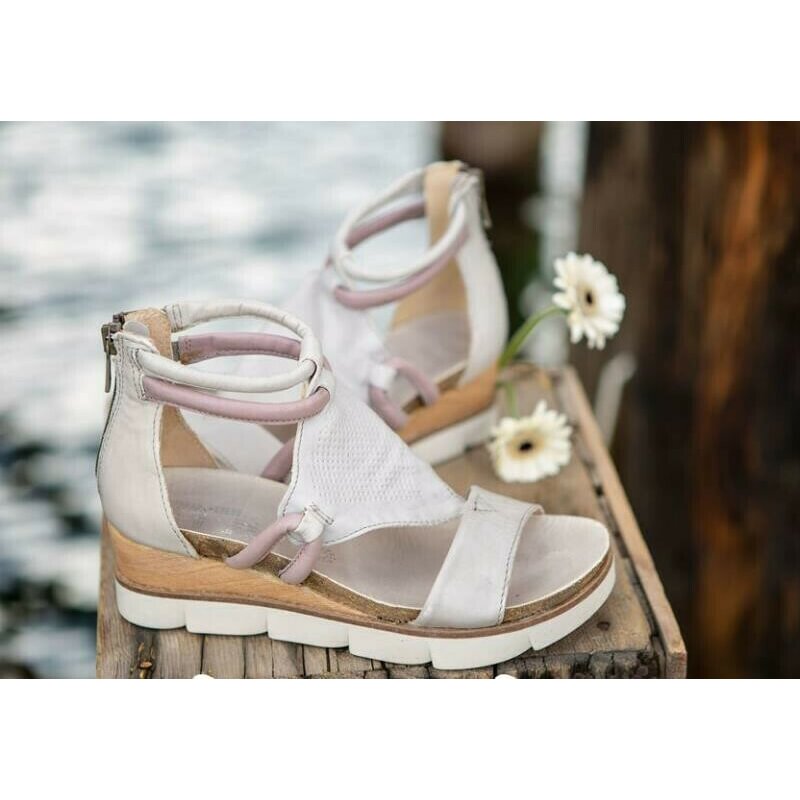 2022 Summer New Leather Comfortable Wedge Sandals