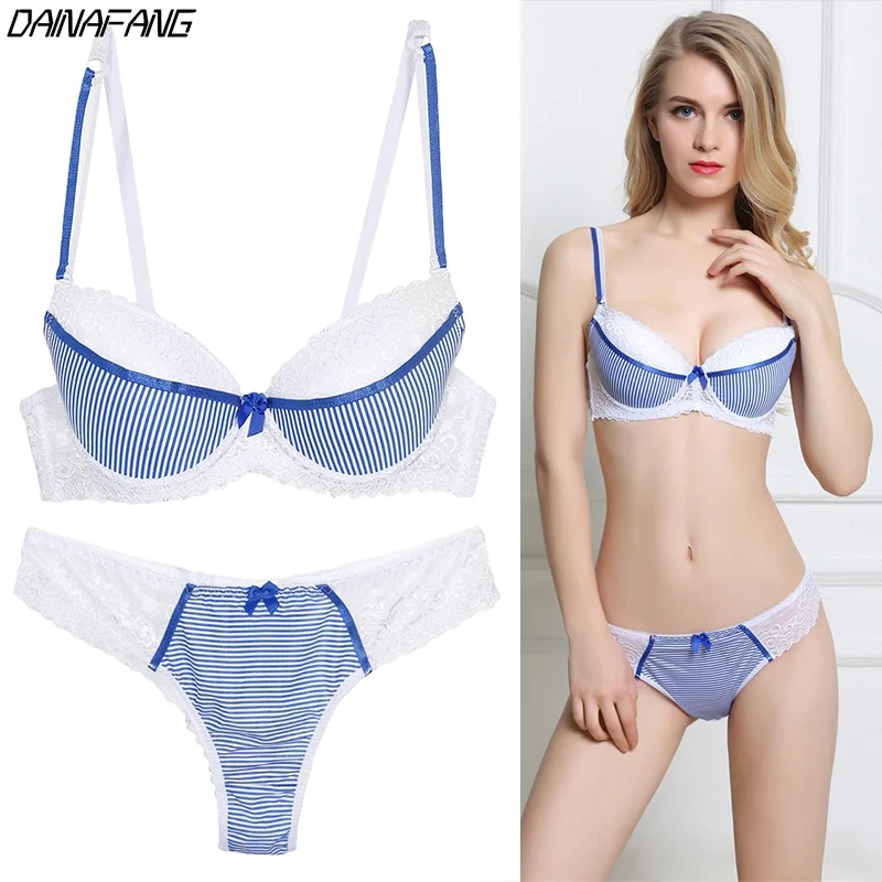 Uaang Closer Vs New Push Up Bras Set Bcde Cup Lace Female Plus Size