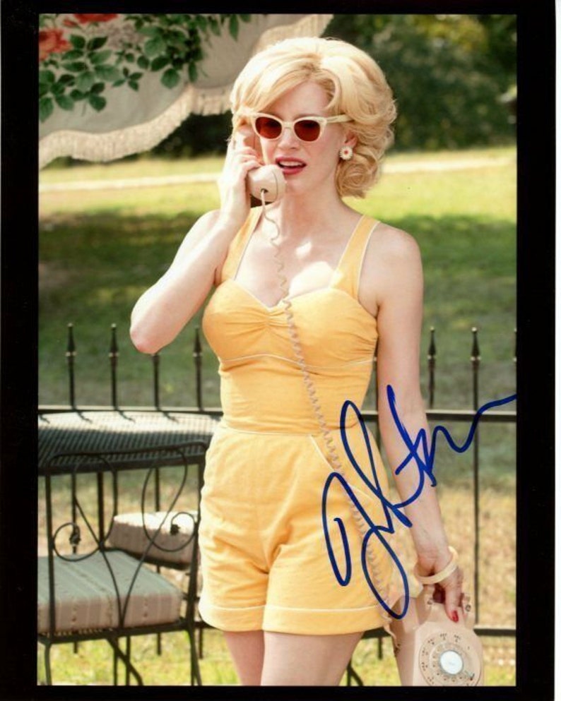 Jessica chastain signed autographed the help celia foote Photo Poster painting