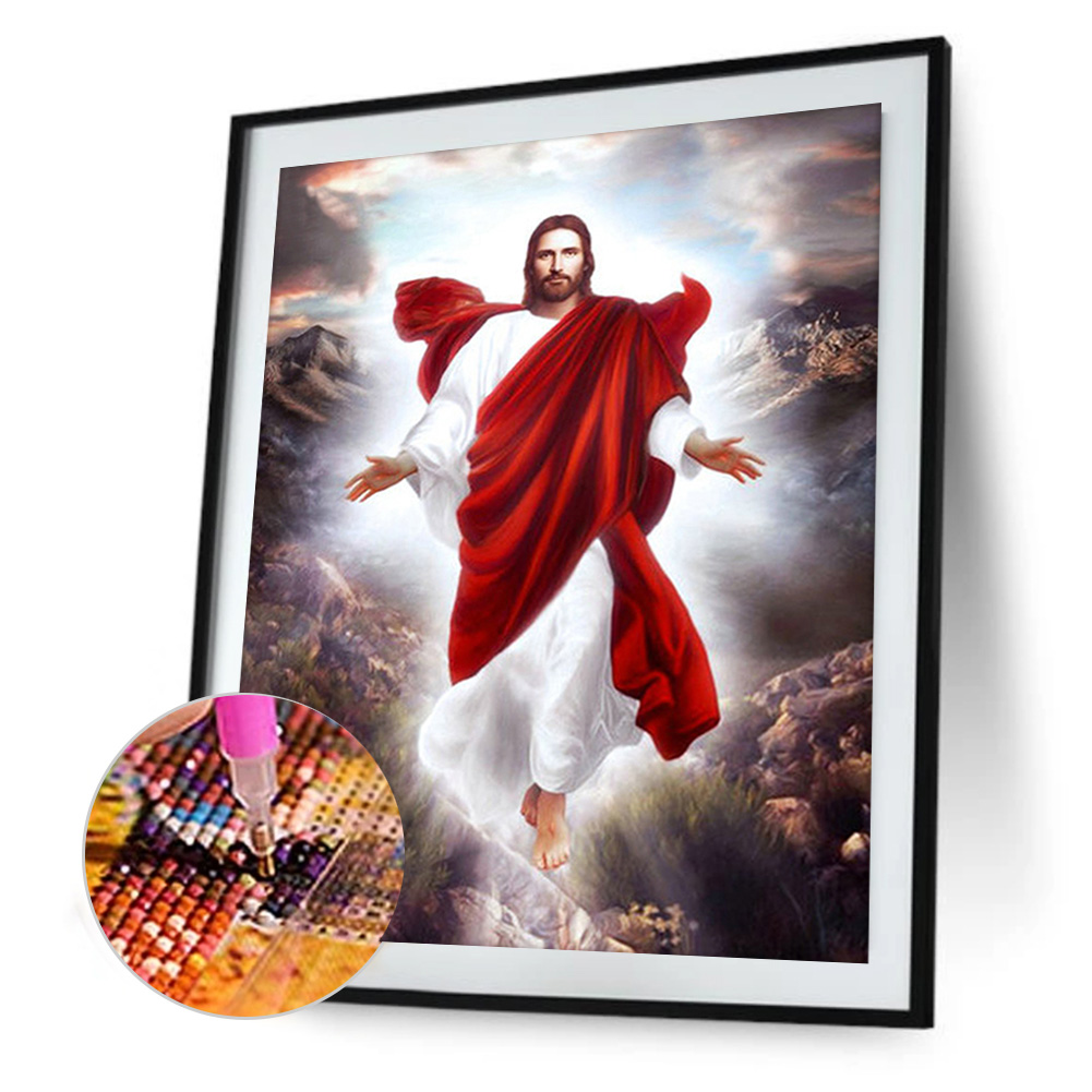 

(Multi-Size) Easter Figure - Round/Square Drill Diamond Painting - 30*40CM, Square diamond 40*50cm, 501 Original