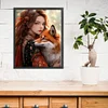 Girl And Fox - 11CT Stamped Cross Stitch - 40*50cm