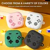 Cute Case Cover for Samsung Galaxy Buds4/4Pro Earbuds Silicone Protective Case with Keychain Shockproof Cartoon Game Design
