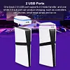 Top Cooling Fan for PS 5 Pro Game Host Radiator Dust-proof Upper RGB Cooling Fan
