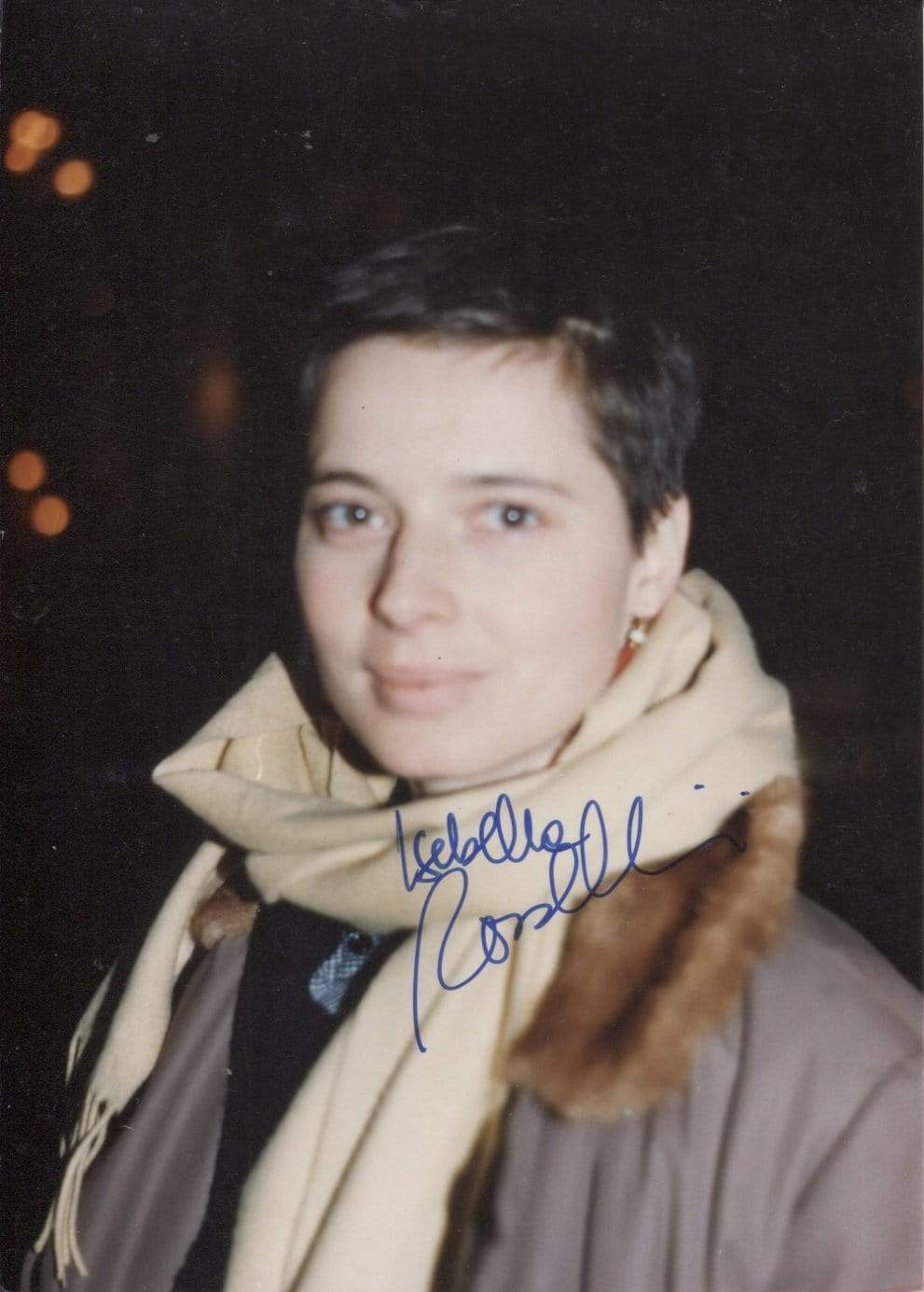 Isabella Rossellini autograph,Italian actress, Photo Poster painting signed