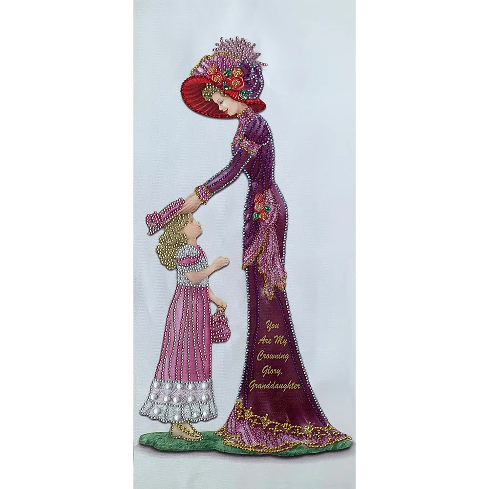 Diamond Painting - Crystal Rhinestone - Dress Lady(30*60cm)