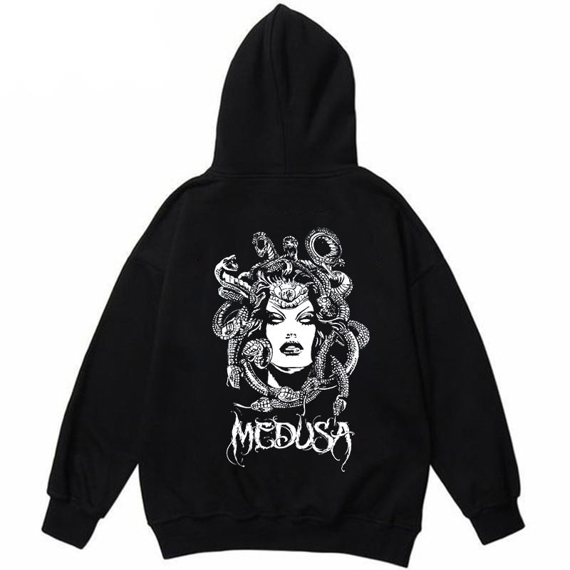 Medusa Enchantress Printed Women's Hoodie - Krazyskull