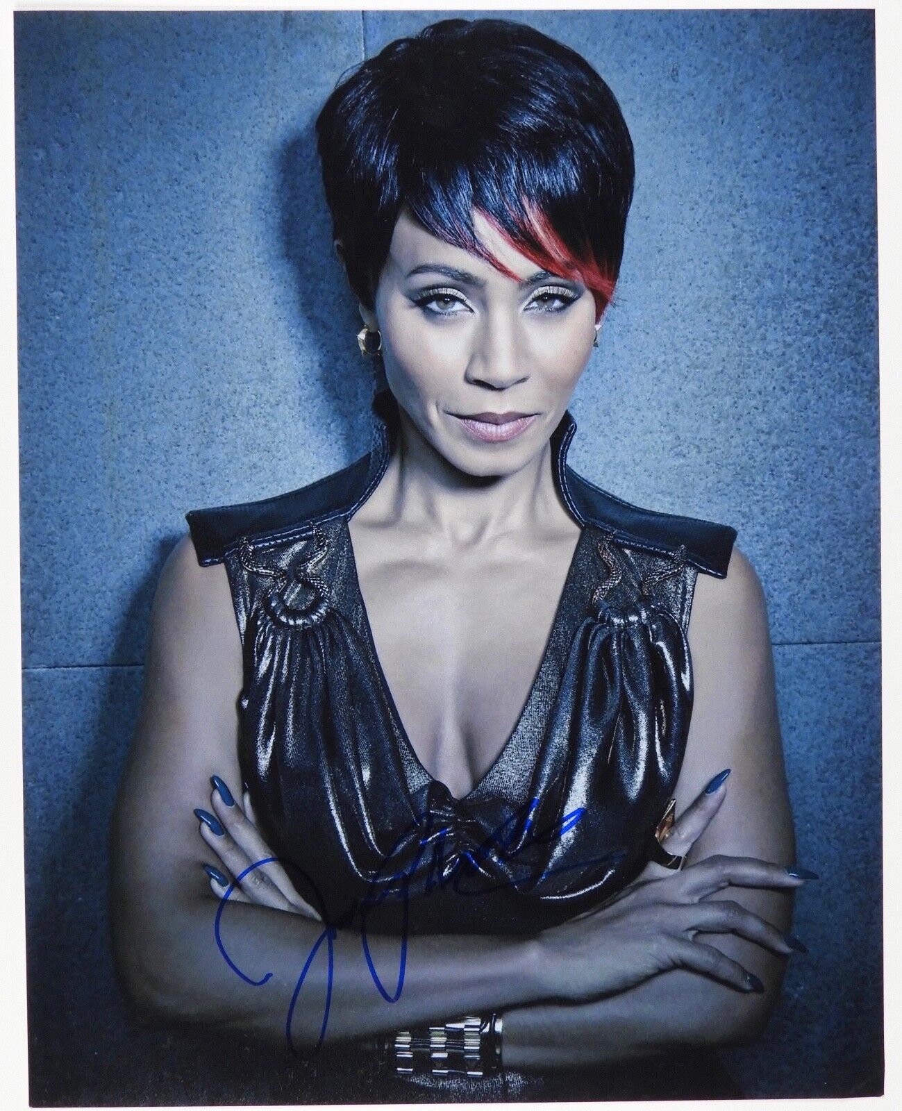 JADA PINKETT SMITH JSA Fish Mooney Gotham JSA Autograph Signed Photo Poster painting 11 x 14