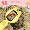 Kids Cat Shape Digital Magnifying Glass 2.0Inch Handheld Microscope for Kid Gift