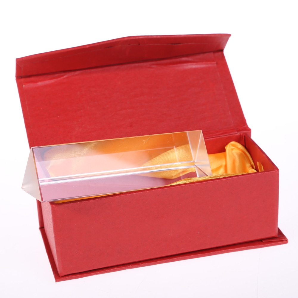 

Optical Glass Triple Triangular Prism Refractor Physics Experiment, 501 Original