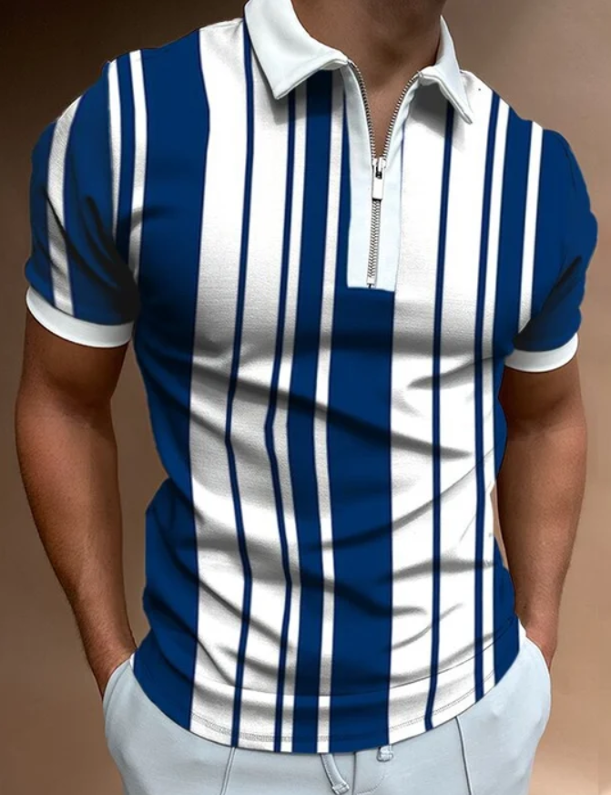 Men's Fashion Checkerboard POLO Shirt