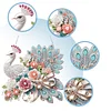 (US Local)Acrylic Special Shape Peacock 5D DIY Diamond Painting Dots Pendant for Window