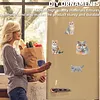 4PCS 2D/Flat Acrylic DIY Diamond Art Fridge Magnet Kit British Shorthair Design DIY Art Fridge Magnet Refrigerator Sticker Magnetic Diamond Art Decor Refrigerator Mailbox Home Decoration DIY Crafts