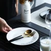 Chic Tableware Pad Dining Table Mat Heat Insulation Non-Slip Simple Placemats Disc White Pads Bowl Coaster Kitchen Accessories