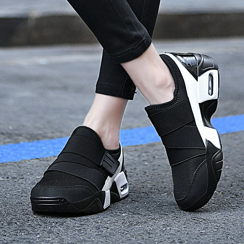  2022 New Spring Sneakers Women Lazy Shoes Plus Size 35-42 Fashion Breathable Shoes Comfortable Running Casual Sneakers De Mujer