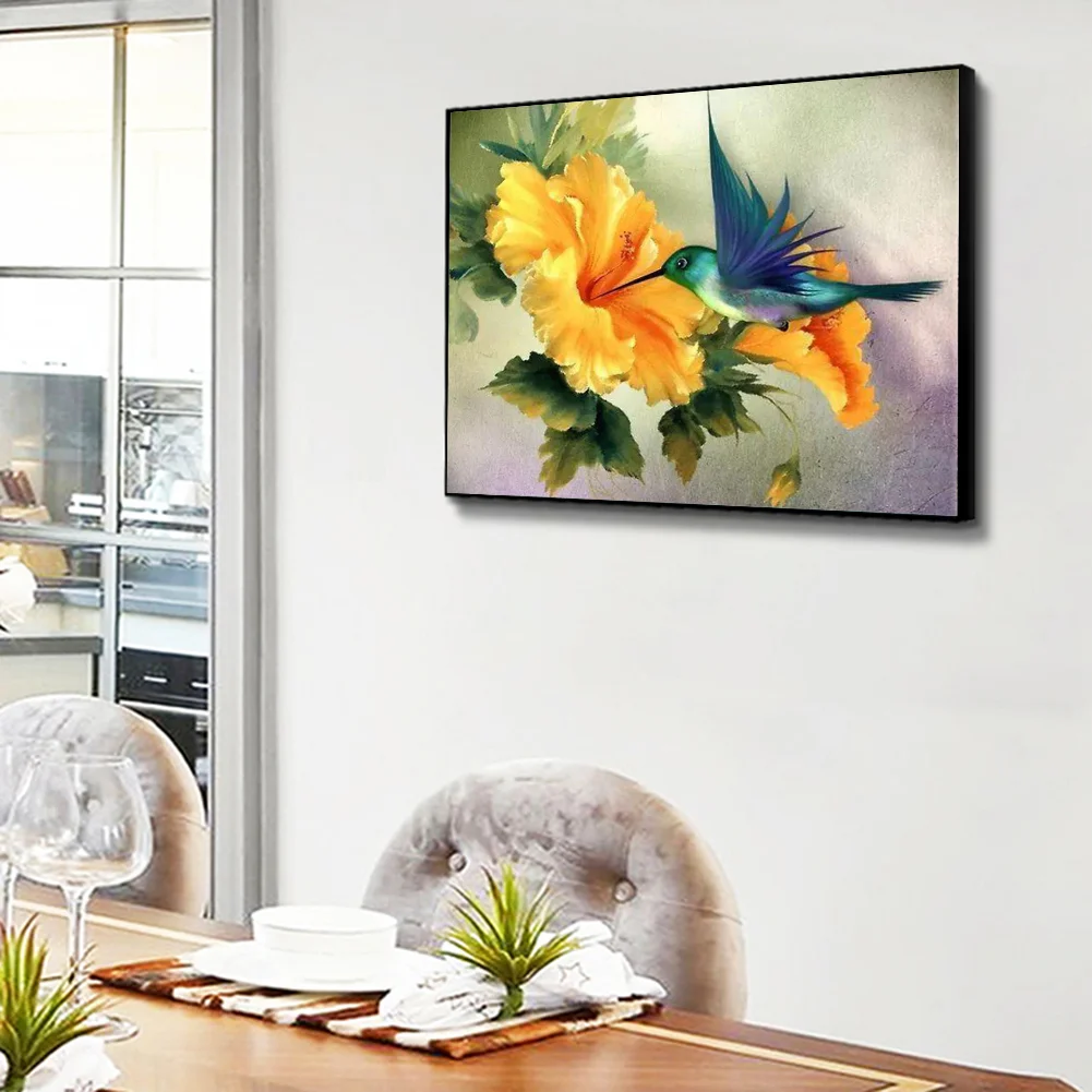 Flower Bird - Paint By Number(50*40cm)