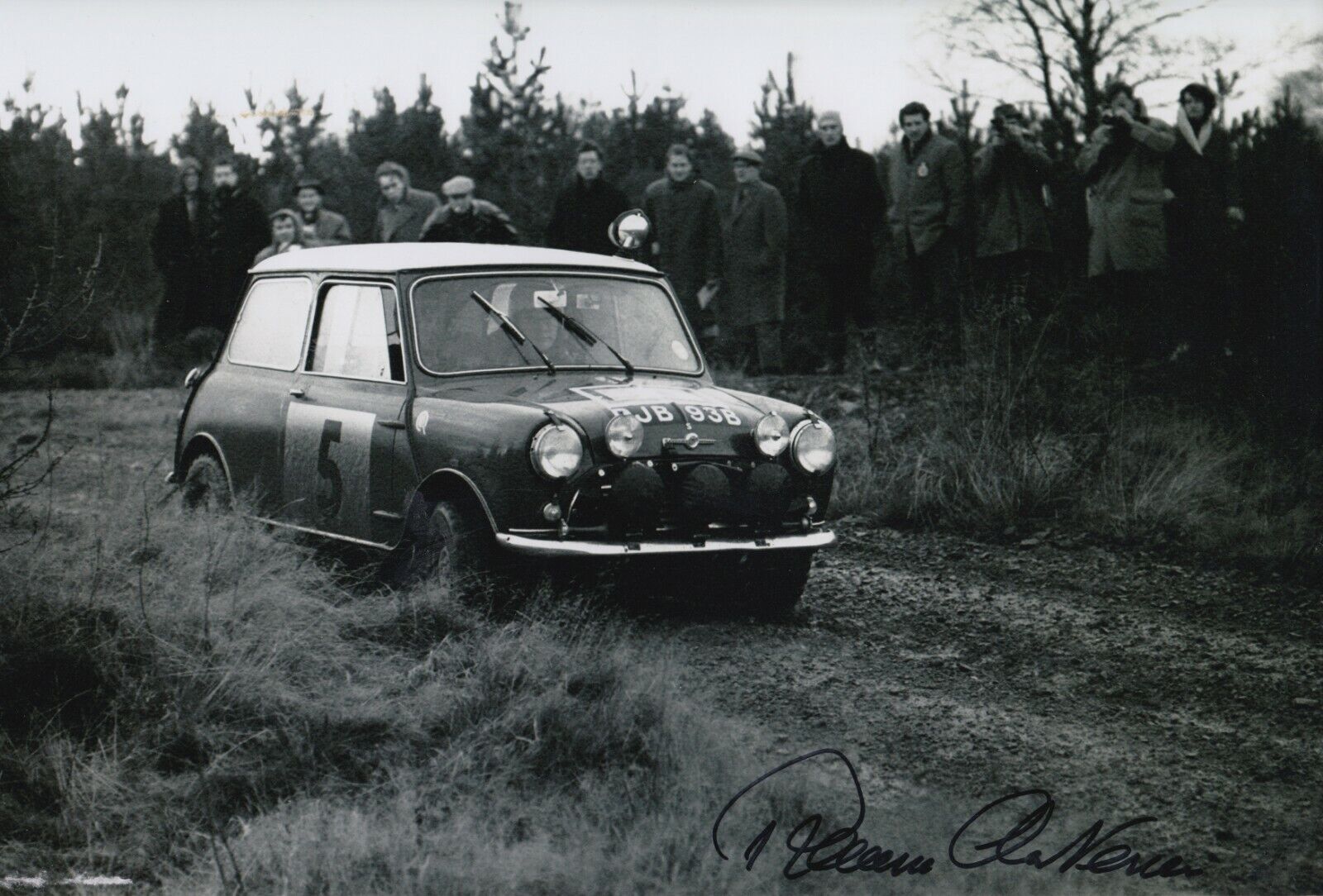 Rauno Aaltonen Hand Signed 12x8 Photo Poster painting - Rally Autograph 21.