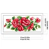 Rose - 9CT Partial Beaded Cross Stitch Kit(31x13cm)