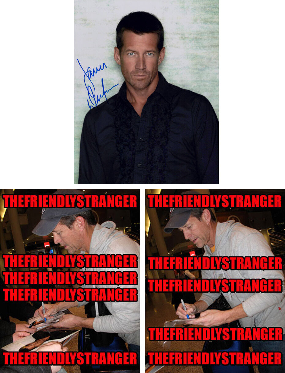 JAMES DENTON signed Autographed 8X10 Photo Poster painting PROOF d Hot SEXY - Good Witch COA