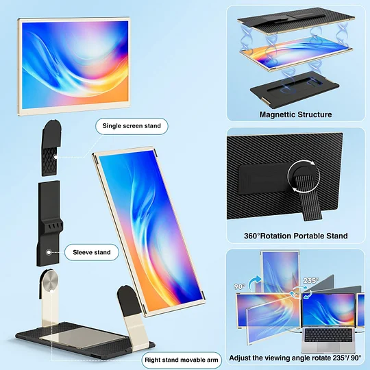 KEFEYA Laptop Screen Extender 15.6