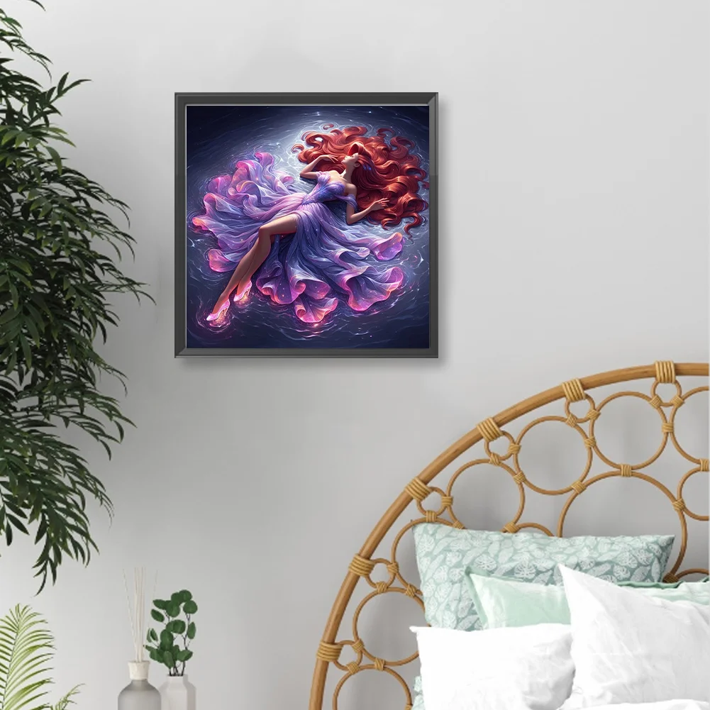 Diamond Painting - Full Round Drill - Mermaid(Canvas|40*40cm)