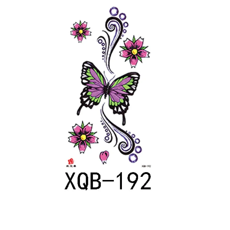 Small full arm waterproof tattoo stickers fierce wolf head animal arm lasting European and American tattoo stickers