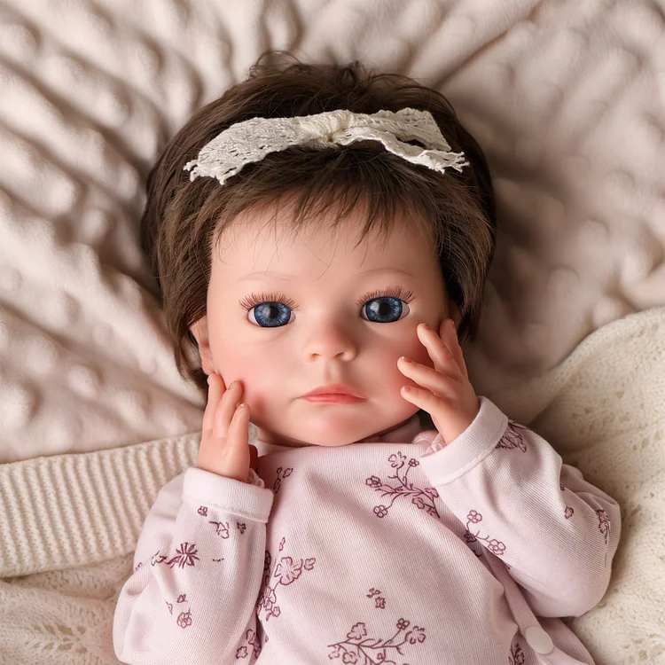 Babeside Fido 16" Realistic Silicone Quiet Baby Little Infant Girl Building Lovely Memories