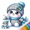 Christmas Full 11CT DIY Stamped Cross Stitch Kits for Adults 40x40cm tapestrymarket