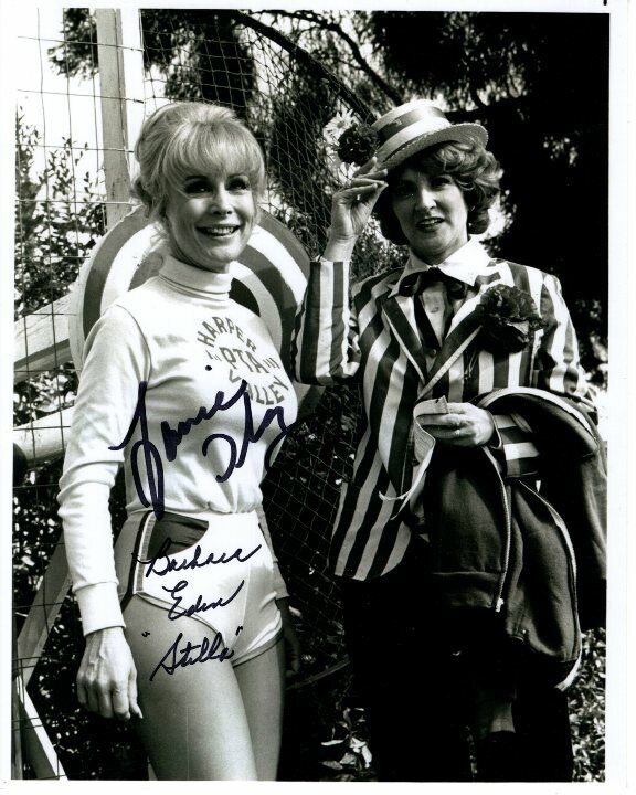 BARBARA EDEN and FANNIE FLAGG signed autographed 8x10 HARPER VALLEY P.T.A. Photo Poster painting