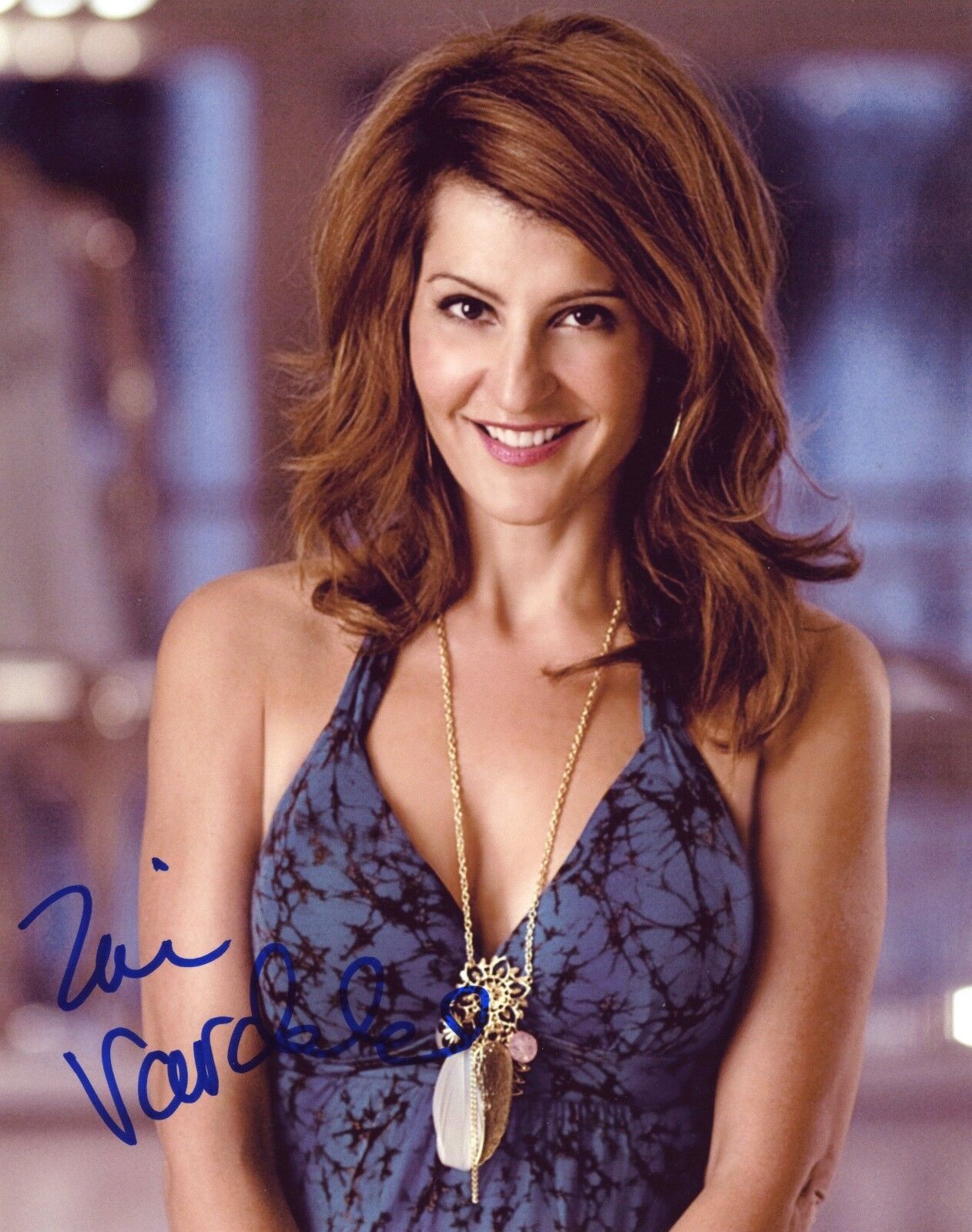 ~ NIA VARDALOS Authentic Hand-Signed My Big Fat Greek Wedding