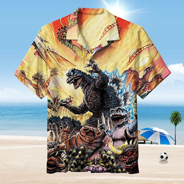 Godzilla | Unisex Hawaiian Shirt