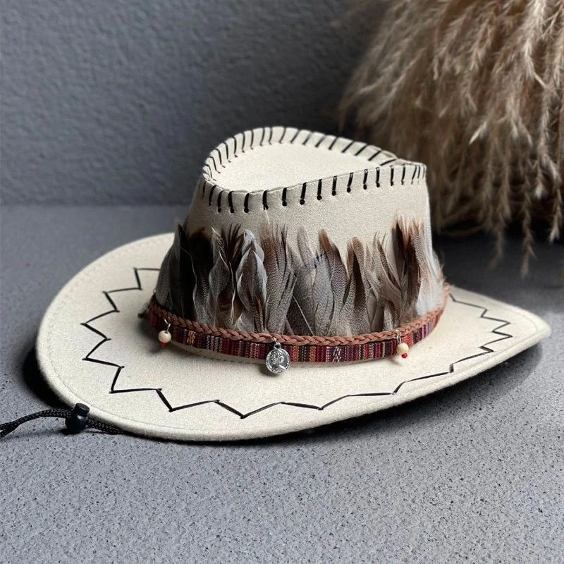 Western Hat-Stylish Feather