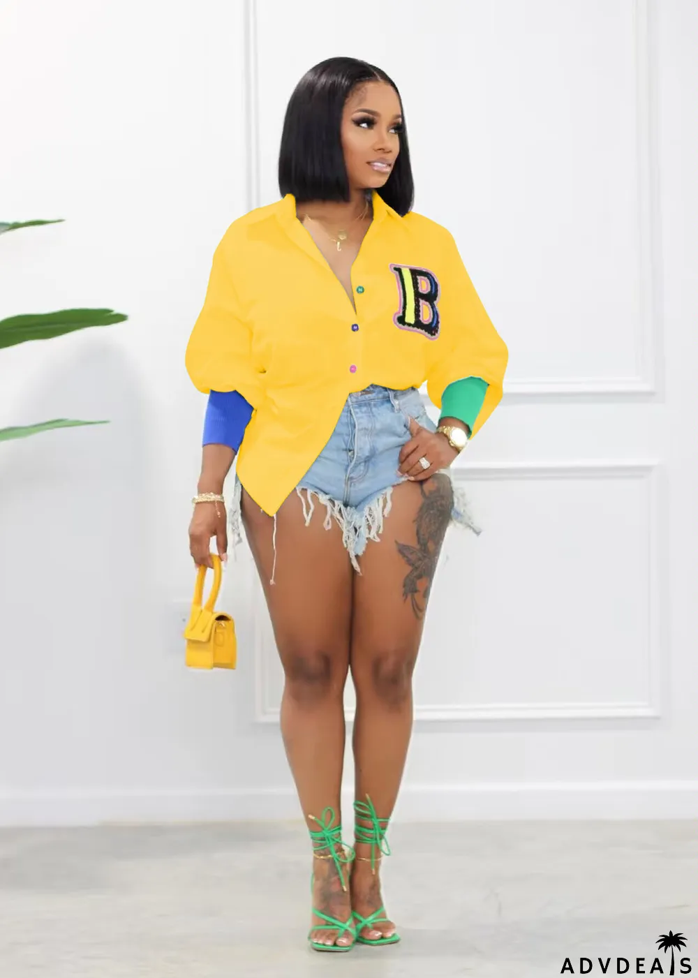 Casual Irregular Long Sleeve Shirt