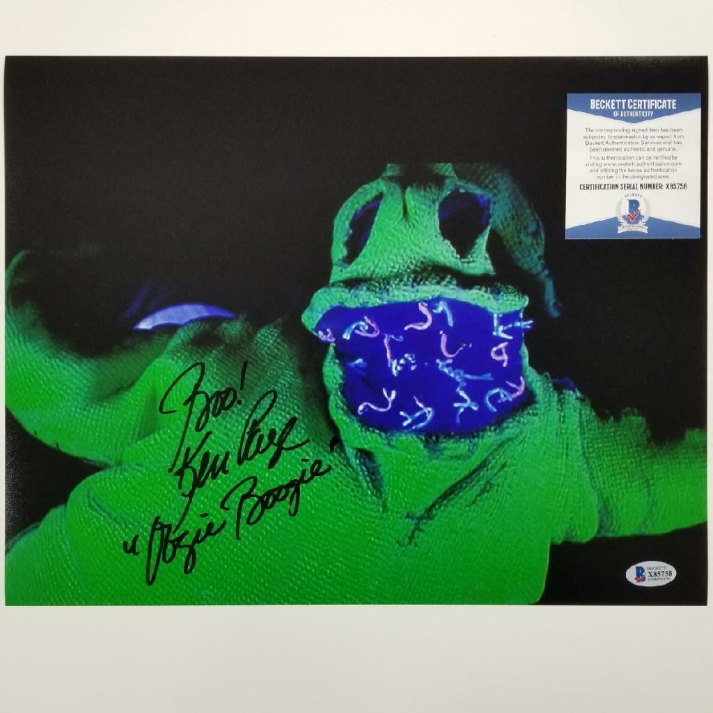 Ken Page signed Oogie Boogie 11x14 Photo Poster painting #1 Autograph (B) ~ Beckett BAS COA