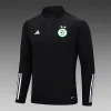 2022 Algeria Half-Pull Training Suit Black Football Shirt 1:1 Thai Quality Set