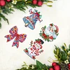 4Pcs DIY Christmas Diamond Painting Brooch Badge Pins